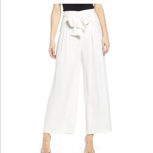 J. O A Tie Front wide leg pants